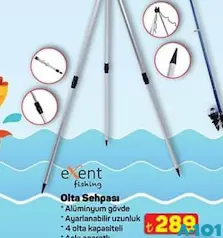 EXENT FİSHİNG OLTA SEHPASI fiyat ve kampanya bilgisi